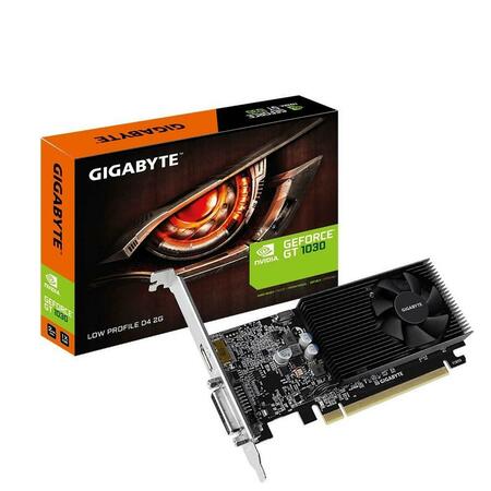 GIGABYTE GeForce GT 1030 Low Profile D4 2G Computer Graphics Card GV-N1030D4-2GL